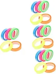 LALAFINA 4sets Note Paper Highlight Tapes Page Tabs Highlighter Tape Markers for Children Education Tools 5rolls*4