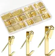 Picture Hanging Kit, LOVEWEE 210Pcs Wall Hangers, 20lb, 30lb and 50lb Picture Hangers, Heavy Duty Picture Hanging Hooks with Nails for Wooden Wall, Drywall