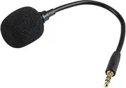 Microphone for Turtle Beach Headset, Replacement Mic 3.5mm Boom Detachable Microphone Game Mic Compatible with Headset On PS4 PS5 Xbox One PC for Any Wireless Headset (1)