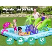 Inflatable Pool Water Slide Sprayer Kids Blow Up Swimming KidsSplash Outdoor