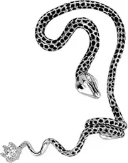 [LIFKOME] Retro Snake Ear Clips Helix Piercing Jewelry Chunky Gold Clip Earrings