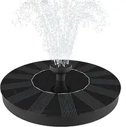 Solar Fountain, Solatec Solar Powered Bird Bath Fountain Pump 1.3W Solar Panel Kit Water Pump,Outdoor Watering Submersible Pump for Pond, Pool, Garden, Fish Tank, Aquarium