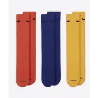 在飛比找蝦皮購物優惠-Nike Everyday Plus 橘藍黃 三雙入 中筒 