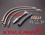 Kinugawa Top Mount Oil Water Line FOR Nissan RB20DET RB25DET w/ GT3076R GT3582R