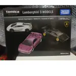 (現貨) TOMICA 多美 SHOP 限定 LAMBORGHINI  3  MODELS 牛盒組