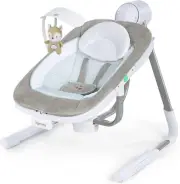 Kids II Ingenuity Anyway Sway 5-Speed Multi-Direction Portable Foldable Baby ...