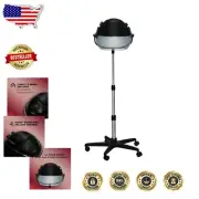1875-Watt Heavy Duty Ionic Bonnet Dryer with Adjustable Height and Stability