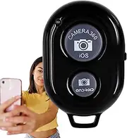 Multipurpose Selfie Button Clicker – Camera Remote for Smartphones, Durable Wear-Resistant Design | Black Remote Shutter for Video Recording, Compatible with & Devices