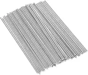 OFFIGAM 100pcs Car Shafts for Toy Vehicles Axles for Cars Boats Helicopters Enhanced Performance and Sturdy Build Silver