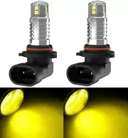 LED 20W 9006 HB4 Yellow Two Bulbs Head Light Low Beam Show Replacement Lamp JDM