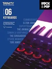 Trinity College London Trinity Rock and Pop Keyboards Grade 6 Music Book
