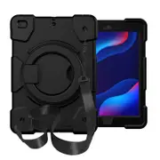 Nevenka iPad Case For iPad 9.7/Air 2 with 360 Swivel Stand-Black