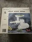 Miracle Mj-550 Masticating Wheat Grass Juicer Extractor