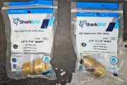 SharkBite 3/4" Push-to-Connect x 3/4" MNPT Male Adapter Push Fitting 2 Pack