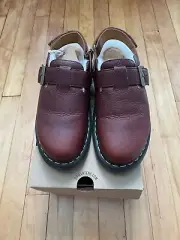 New Dr Martens Jorge II Brown Faux Fur Lined Slingback Mules US Womens 8 Mens 7