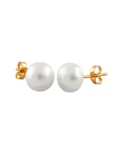 Splendid Pearls 14K 8-8.5mm Freshwater Pearl Earrings