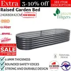 Greenfingers Galvanised Raised Garden Bed Steel Planter Boxes Flower Herb Beds