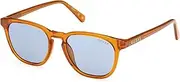 [GUESS] GU8293 44V Shiny Light Orange 49/17/140 Teen Sunglasses, 44v Shiny Light Orange, 49/17/140