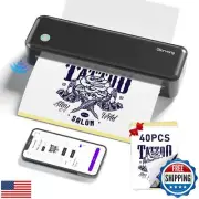 Gloryang Wireless Tattoo Transfer Stencil Printer, Portable Thermal Tattoo Ma