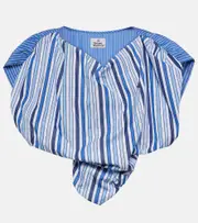 Vivienne Westwood Striped cotton top