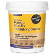 SimplyClean Vegan Lemon Myrtle Laundry Powder | Flora & Fauna AU