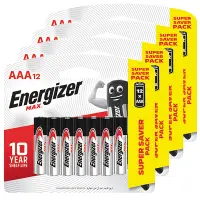 在飛比找PChome24h購物優惠-【Energizer 勁量】3倍電量MAX鹼性4號AAA電池