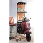 RORI HEADLIGHT SCOOTER BAR WINE BAR RACK RETRO DISPLAY CABINET BUFFET VINTAGE