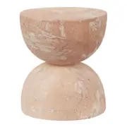 Cooper & Co. Stella 40cm MgO Side Table Tea Rose Marble Look