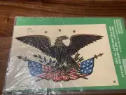 Vintage Meyercord Decorator Decal Eagle w/Arrows & Olive Branch NOS 1104-A