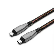 Cygnett Armoured Pro 8K/60Hz 240W USB-C to USB-C 4.0 Charging Cable 1M Black