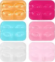 Beaupretty 12pcs Eyelash Face Support False Eyelash Case False Eyelash Tray False Eyelash Holder Pvc Artificial Storage Box Eyelash False Display Tray Eyelash Tray Container