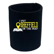 Put On The Map Sheffield - Funny Novelty Stubby Holder