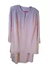 NWT R&M Richards 16 WP Mauve Mother of the Bride Evening Layered Jacket Dr