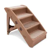 50Cm Foldable Step Ladder Stairs Brown