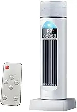 Air Conditioning Fan - Tower Air Cooling Fan for Bedroom | Quiet Oscillating 6 Speeds Cooler with Remote & Water Tank, 6H Timer for Home Office RV Indoor Garage