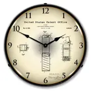 Pez Candy Dispenser 1952 Patent, Lighted Backlit LED Wall Clock Free Shipping