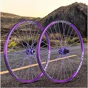 Mountain Bike Front Rear Wheels 26 27.5 29inch Clincher Wheel Set Aluminum Alloy Double Wall Rim Dirt Jump Quick Release Wheelset for 8-12 Speed Disc Brake