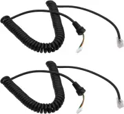 MH-48 Microphone Mic Cable Cord Compatible for Yaesu MH-42C6J MH-48A6J FT-7800 F