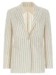[Max Mara] Max Mara-Jadi Blazers Bianco-Donna 38IT