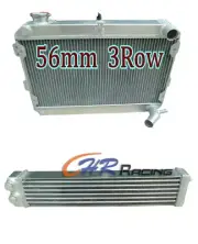 Aluminum Radiator+Oil cooler For 1979-1985 Mazda RX-7 RX7 SA/FB S1 S2 S3 12A 13B