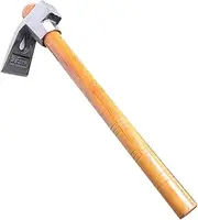 Hoe Garden Tool Heavy Duty,Portable Weeding Hoe - Garden Hoe Lightweight, Steel Hand Gardening Hoe with Wooden Handle for Deep Digging Weeding