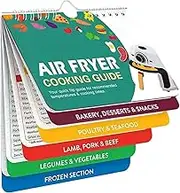 Air Fryer Cheat Sheet Magnets Cooking Guide Booklet, Air Fryer Cooking Guide Set Cooking Times Chart, Cookbooks Air Fryer Accessories Oven Cooking Pot Temp Guide Kitchen Conversion (Air Fryer)