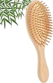 Bamboo Hair Brush Set,Natural Wooden Brush for Women, madam, Paddle Detangling Brush for Dry/Curly/Thick/Thin/Straight Hair