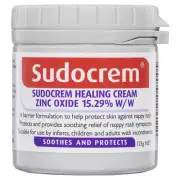Sudocrem Healing Cream Protects Against Nappy Rash 125G - AU
