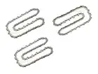 3x saw chain 30cm 1.3 / 3/8"/ 44 Stihl Efco Oleo-Mac Ryobi Stiga Makita Einhell