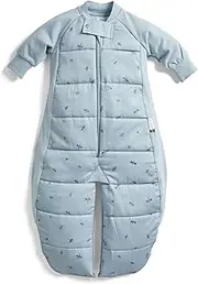 ergoPouch Sleep Suit Bag 2.5 TOG – 3–12 Months – Dragonflies Print – 400 Thread Count Organic Cotton – Converts to Sleep Suit with Legs – Sleeping Bag & Suit in One – for Infants, Toddlers & Kids