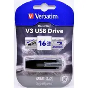 Verbatim Store 'n' Go V3 USB Flash Drive - 16GB - Grey USB 3.0 [49172]