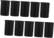 Yardwe 10 Pack Plastic Film Canisters Lids Included Compact Storage for Photography