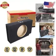 Pro Tuned 12” Shallow Mount Subwoofer Enclosure - Ideal for Car Audio Systems