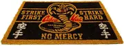 Pyramid Cobra Kai Doormat, (No Mercy Design) 40cm x 60cm Welcome Mat, Front Door Mat and Coir Doormat - Official Cobra Kai Merchandise